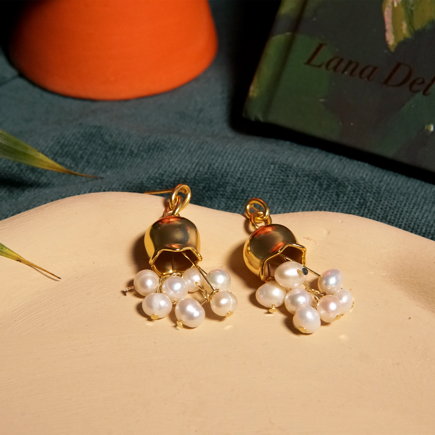 Golden Bellflower Pearl Drops