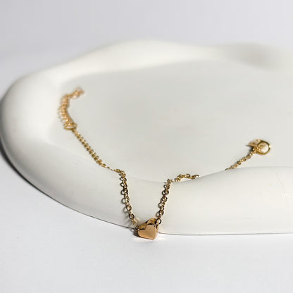 Golden Heart Bracelet