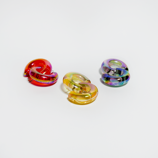 Jelly Loop Hoops (3 Pc Set)