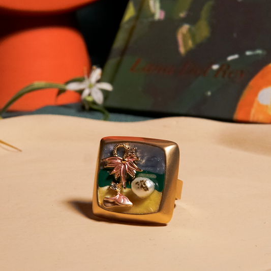 Tropical Dream Resin Ring