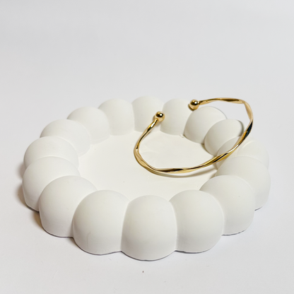 Golden Twist Open Cuff