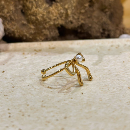 Pearl Bow Ring