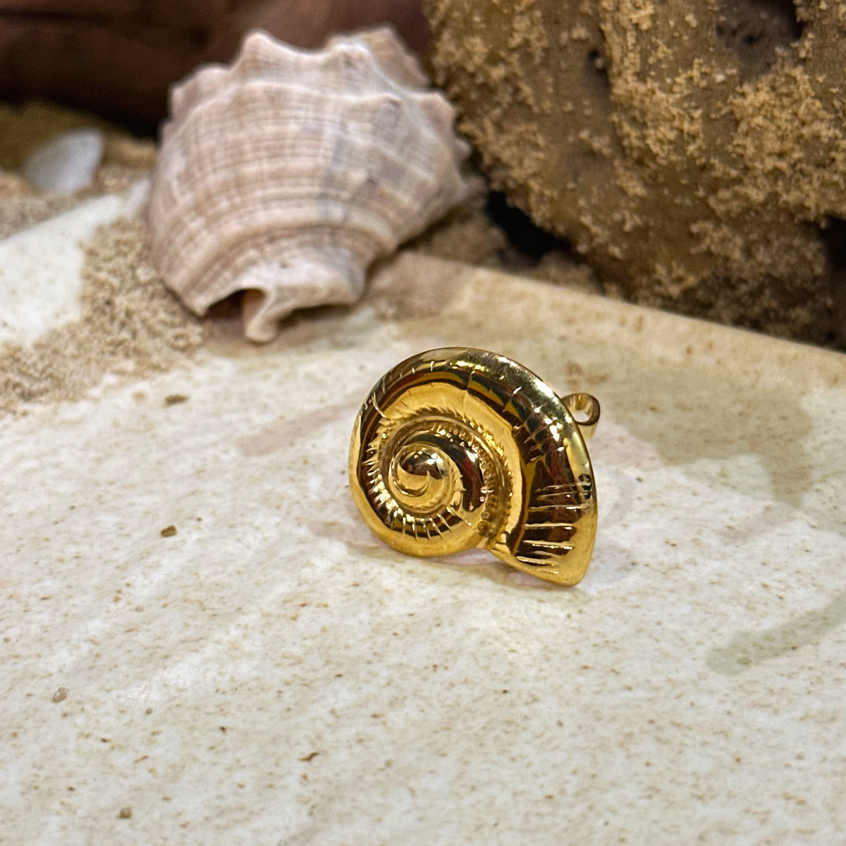 Spiral Shell Ring