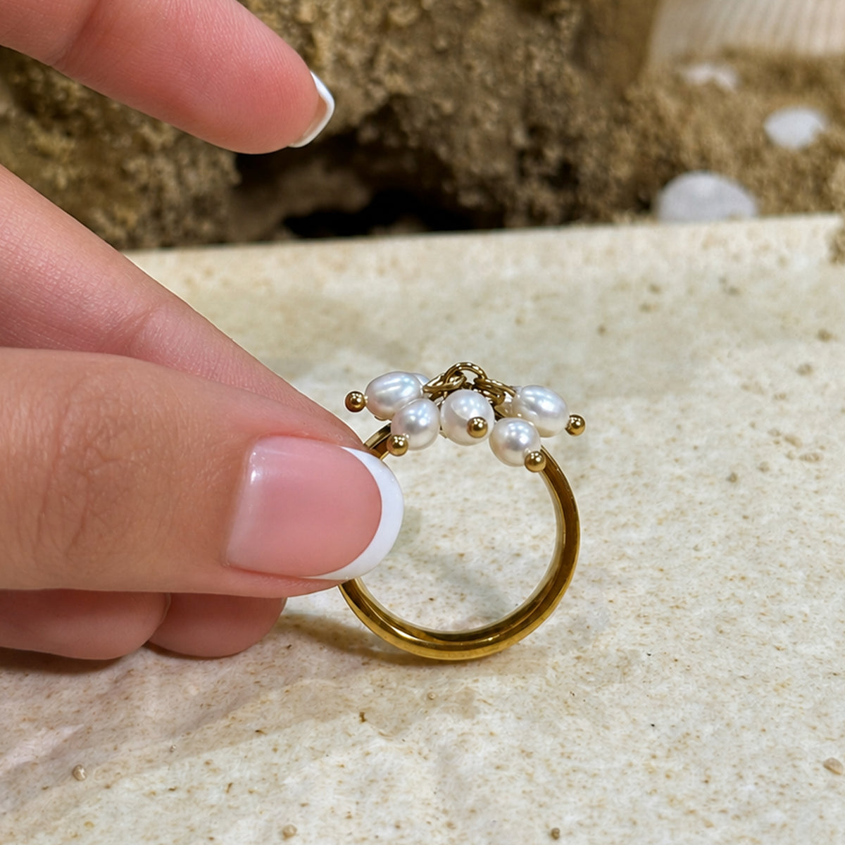 Sea Foam Ring