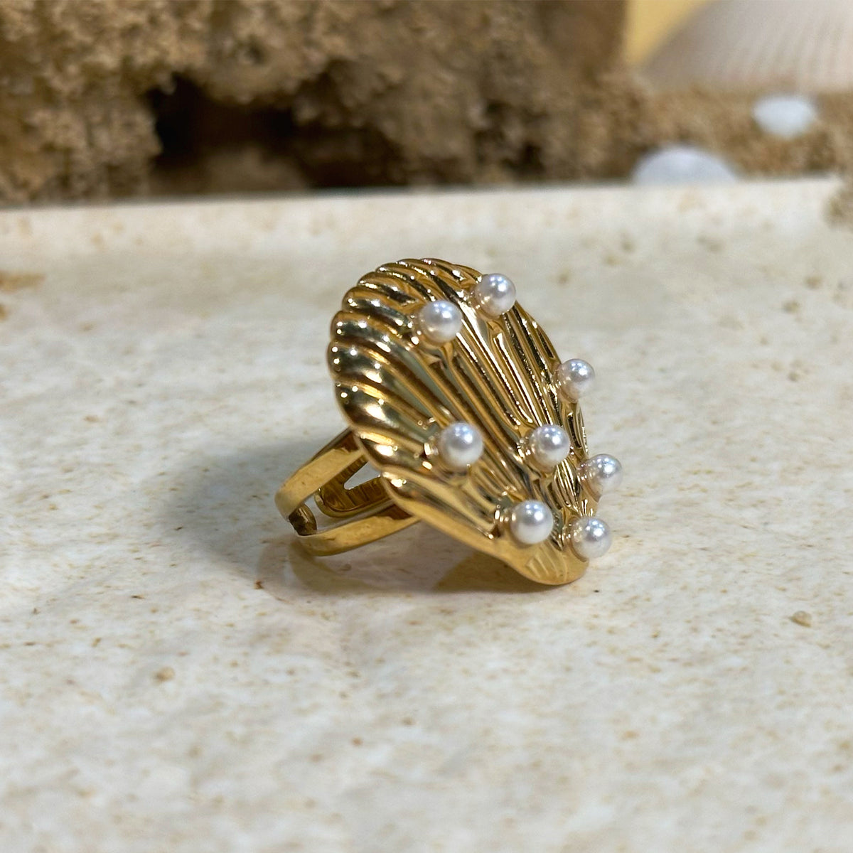 Scallop Shell Ring