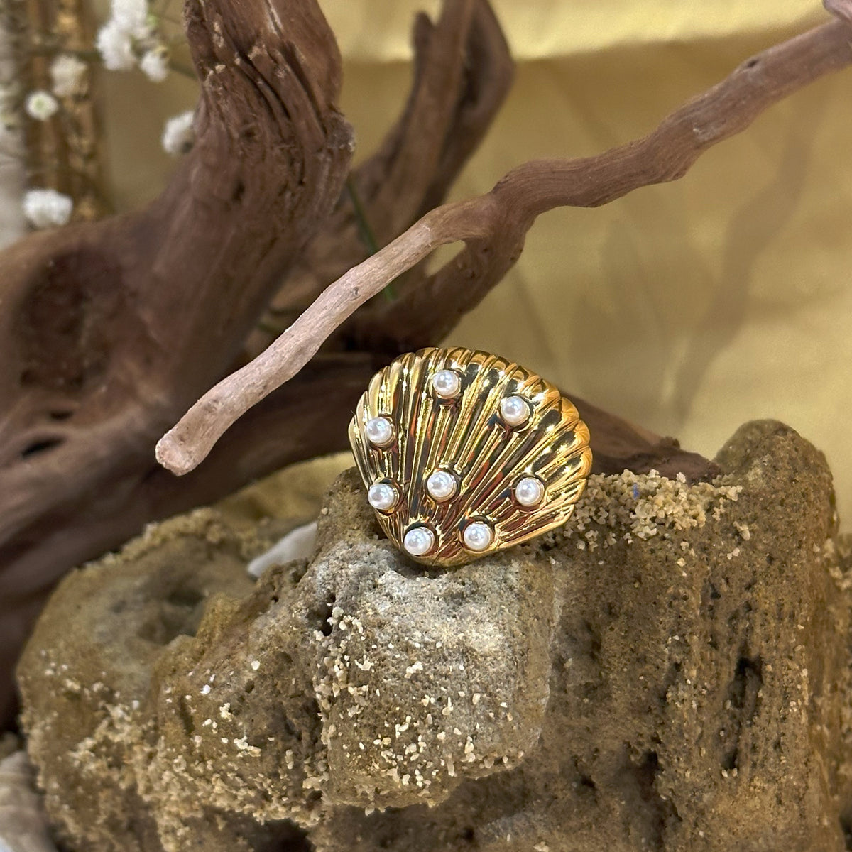 Scallop Shell Ring