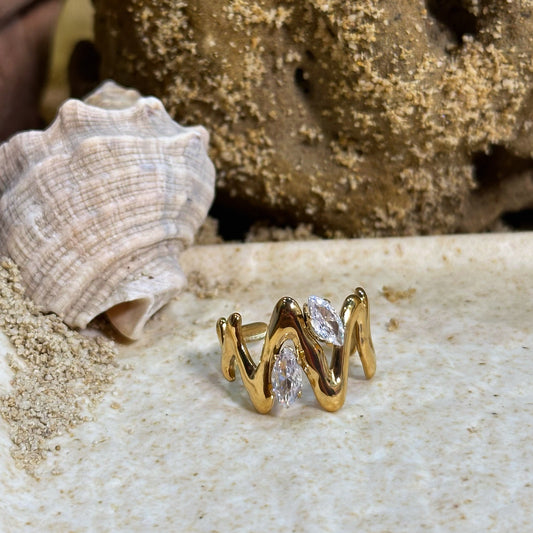 Wave Crest Ring