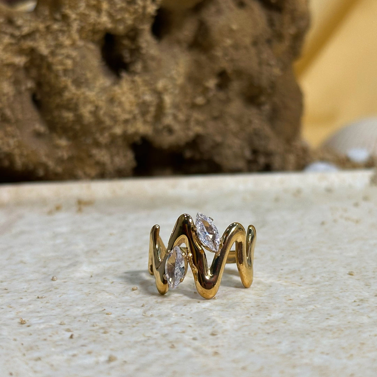 Wave Crest Ring