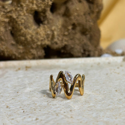Wave Crest Ring
