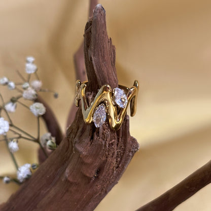 Wave Crest Ring