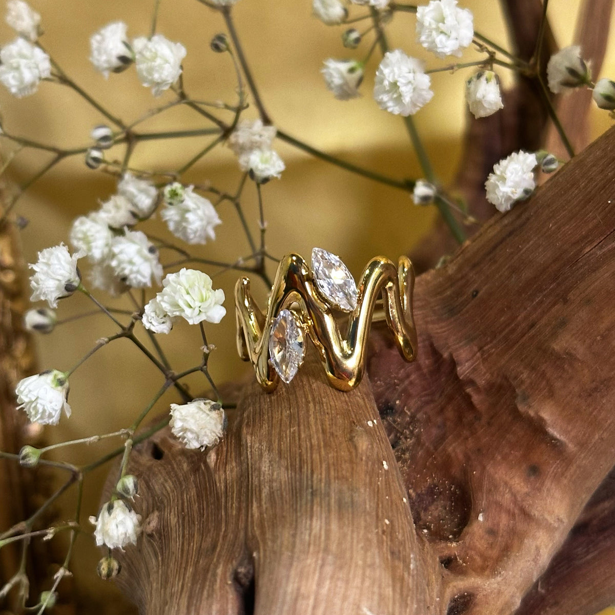 Wave Crest Ring