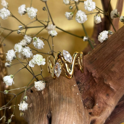Wave Crest Ring