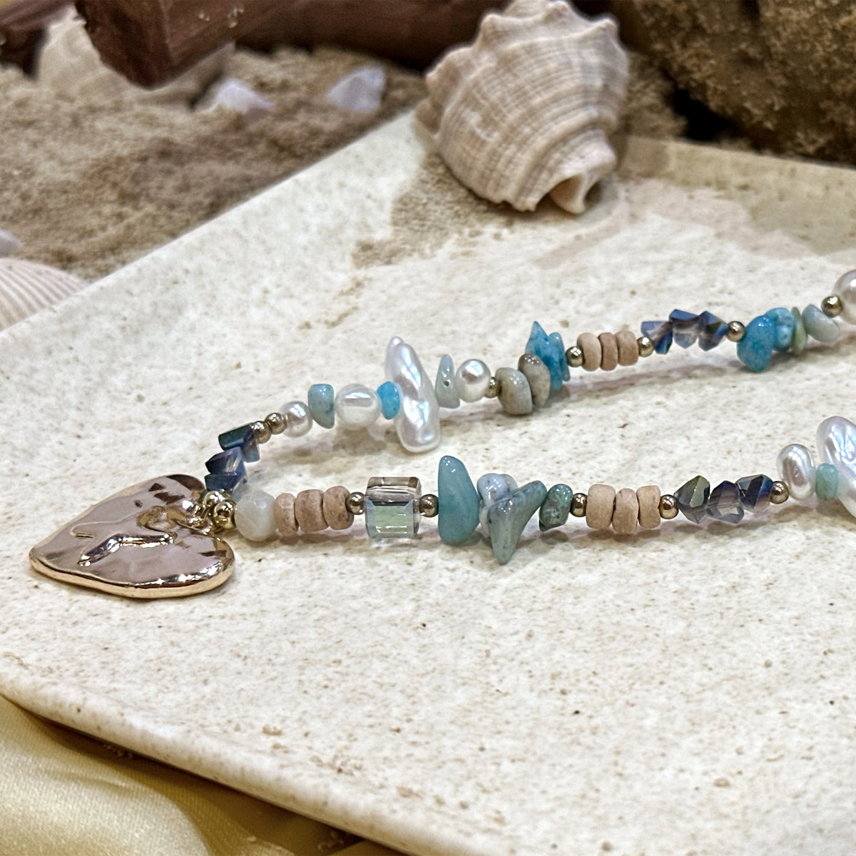 Starfish Heart Necklace