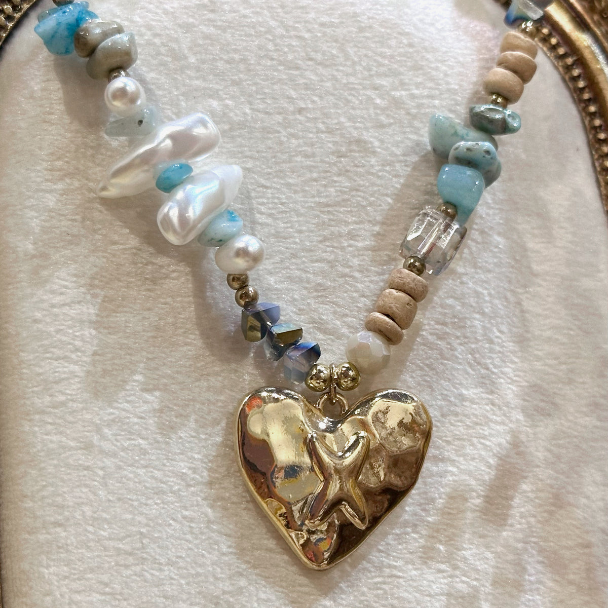 Starfish Heart Necklace