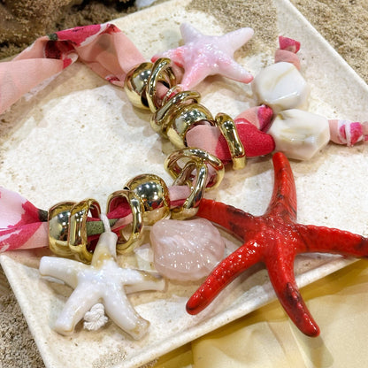 Starfish Scarf Necklace